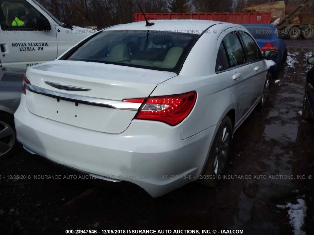 1C3CCBBB0EN185776 - 2014 CHRYSLER 200 TOURING WHITE photo 4