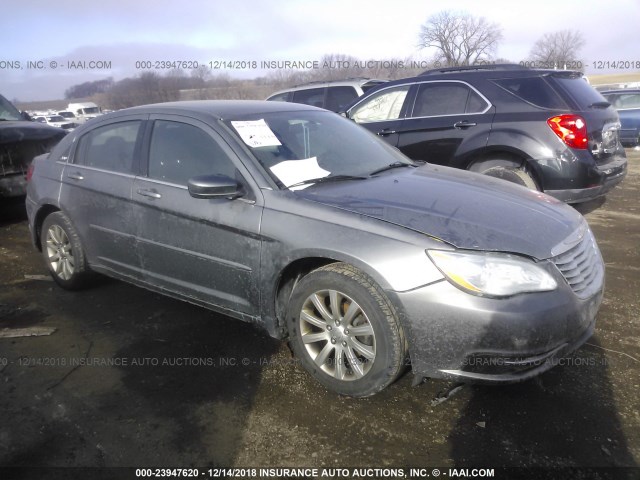 1C3CCBBB4DN604632 - 2013 CHRYSLER 200 TOURING GRAY photo 1