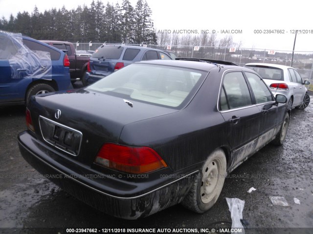 JH4KA9659TC002747 - 1996 ACURA 3.5RL BLACK photo 4