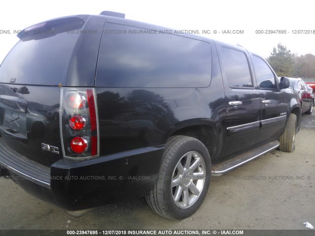 1GKFK668X7J356632 - 2007 GMC YUKON XL DENALI BLACK photo 4