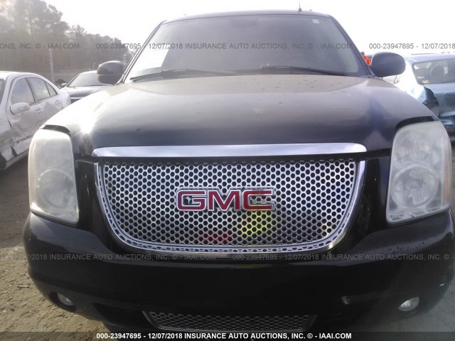 1GKFK668X7J356632 - 2007 GMC YUKON XL DENALI BLACK photo 6