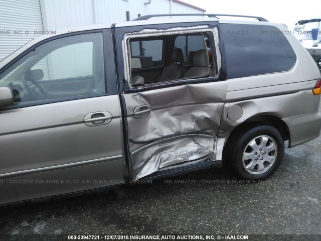 5FNRL18973B112906 - 2003 HONDA ODYSSEY EXL BROWN photo 6