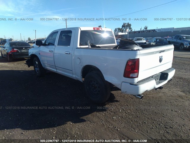 1C6RD6KT4CS281189 - 2012 DODGE RAM 1500 ST WHITE photo 3