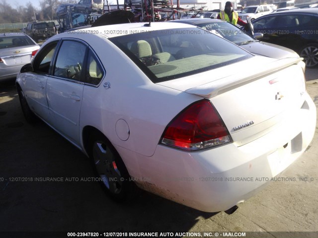 2G1WD58C569114562 - 2006 CHEVROLET IMPALA SUPER SPORT WHITE photo 3