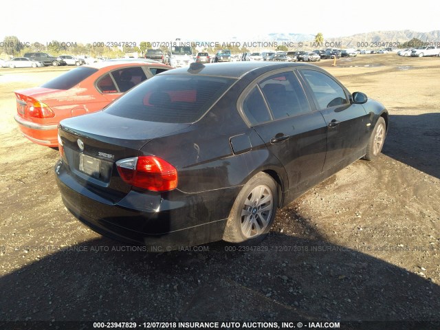 WBAVB13556PT25284 - 2006 BMW 325 I BLACK photo 4