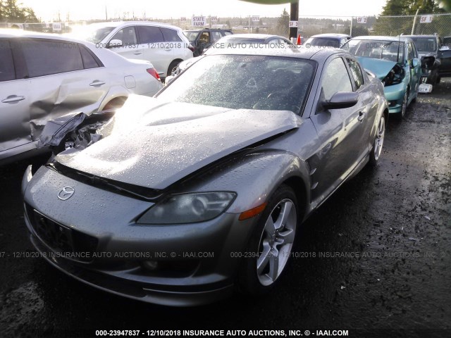 JM1FE17NX40114872 - 2004 MAZDA RX8 GRAY photo 2