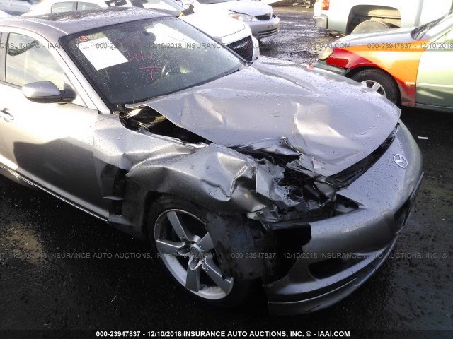 JM1FE17NX40114872 - 2004 MAZDA RX8 GRAY photo 6