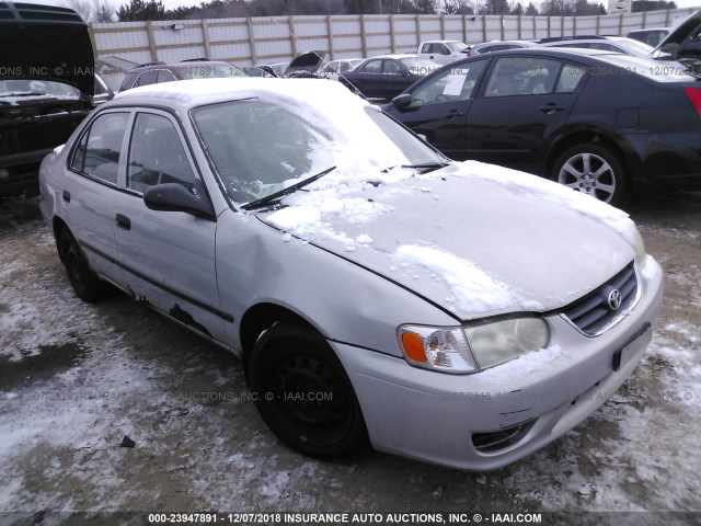 1NXBR12E92Z605736 - 2002 TOYOTA COROLLA CE/LE/S SILVER photo 1