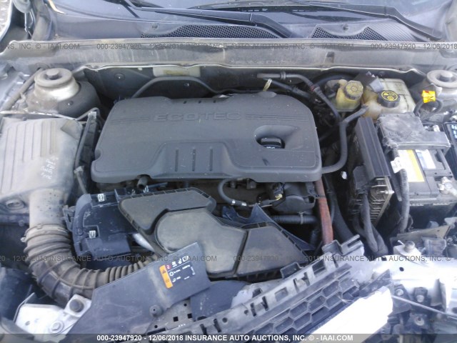 1G11D5SR3DF157311 - 2013 CHEVROLET MALIBU 1LT 银色 照片 10