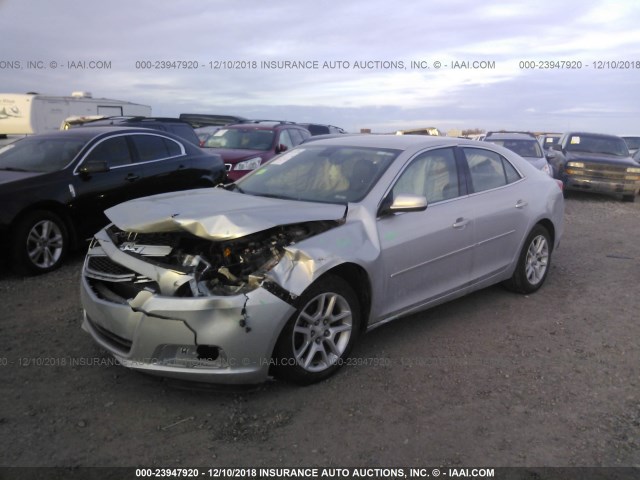 1G11D5SR3DF157311 - 2013 CHEVROLET MALIBU 1LT 银色 照片 2