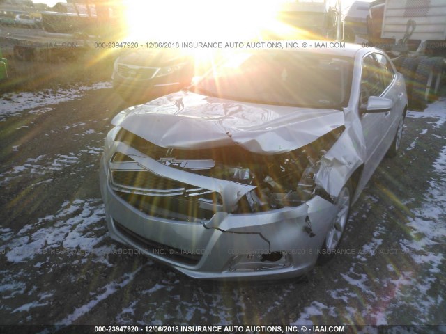 1G11D5SR3DF157311 - 2013 CHEVROLET MALIBU 1LT 银色 照片 6