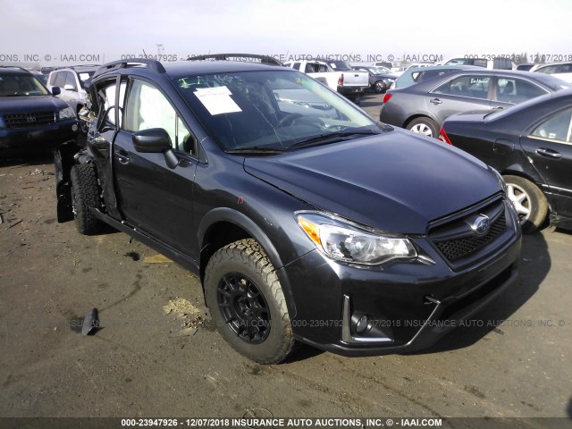 JF2GPABC4HG278573 - 2017 SUBARU CROSSTREK PREMIUM GRAY photo 1