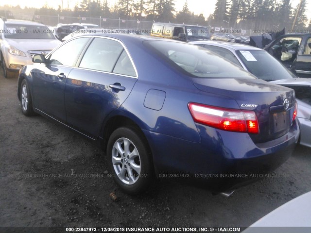 JTNBK46K373012571 - 2007 TOYOTA CAMRY NEW GENERAT LE/XLE/SE BLUE photo 3