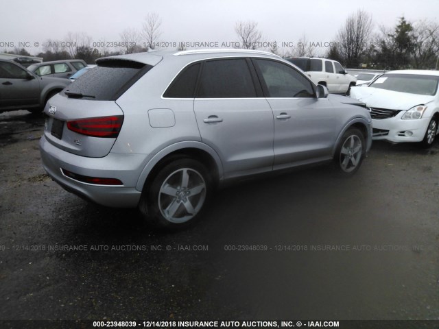 WA1EFCFS9FR006117 - 2015 AUDI Q3 PREMIUM PLUS SILVER photo 4