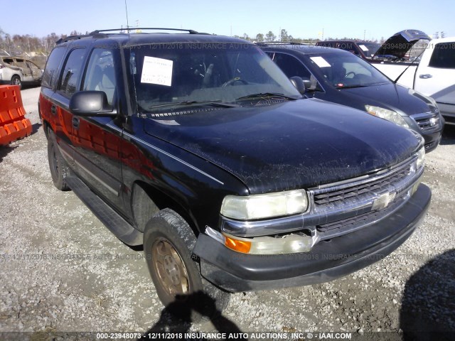 1GNEC13V64R290893 - 2004 CHEVROLET TAHOE C1500 BLACK photo 1