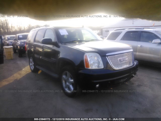 1GKFK13078J118773 - 2008 GMC YUKON BLACK photo 1