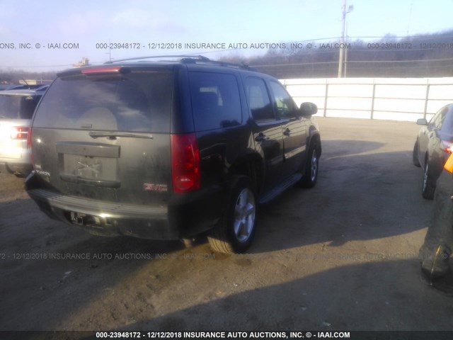 1GKFK13078J118773 - 2008 GMC YUKON BLACK photo 4