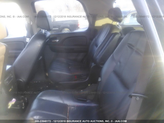 1GKFK13078J118773 - 2008 GMC YUKON BLACK photo 8