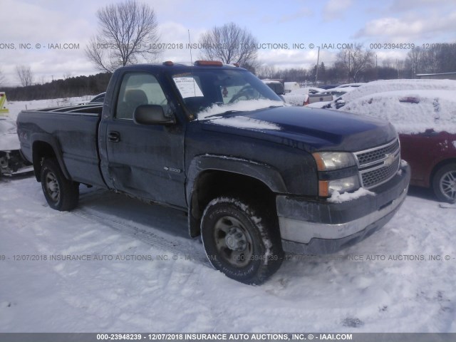 1GCHK34U95E326787 - 2005 CHEVROLET SILVERADO K3500 BLUE photo 1