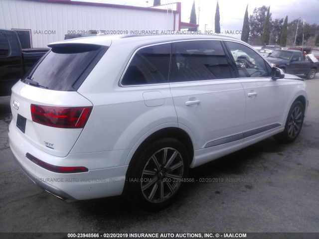 WA1LAAF71HD031194 - 2017 AUDI Q7 PREMIUM PLUS WHITE photo 4