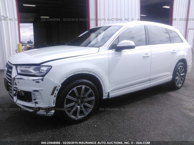 WA1LAAF71HD031194 - 2017 AUDI Q7 PREMIUM PLUS WHITE photo 6