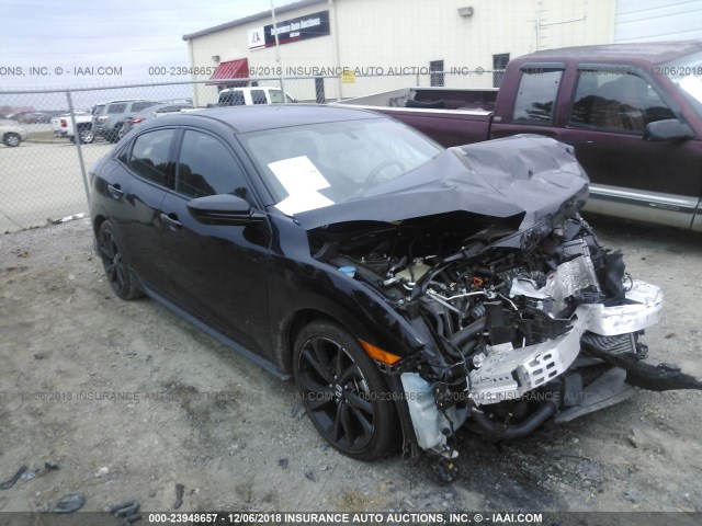 SHHFK7H47HU204682 - 2017 HONDA CIVIC SPORT Schwarz Foto 1