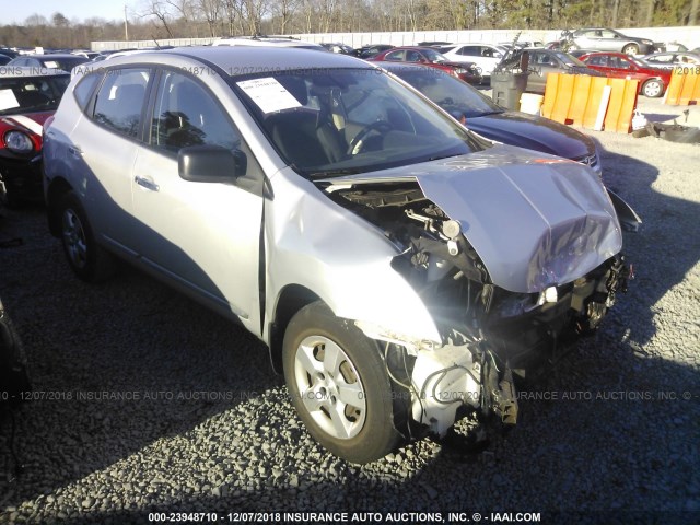 JN8AS5MV1CW361776 - 2012 NISSAN ROGUE S/SV SILVER photo 1