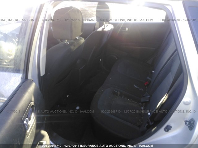 JN8AS5MV1CW361776 - 2012 NISSAN ROGUE S/SV SILVER photo 8