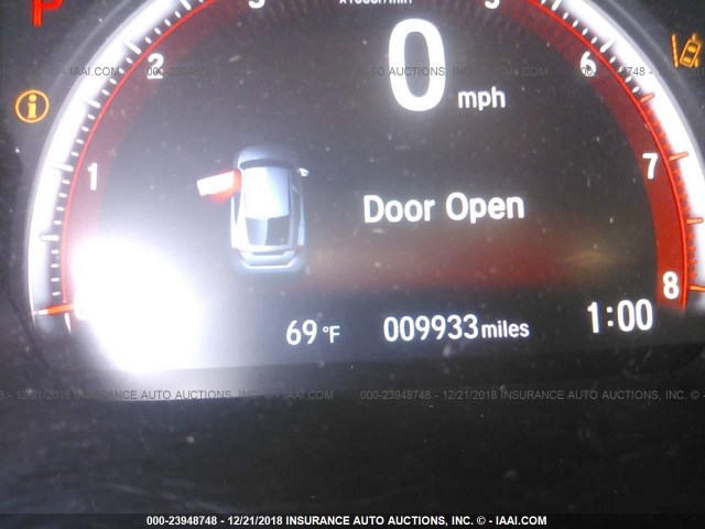 SHHFK7H9XJU215970 - 2018 HONDA CIVIC SPORT TOURING GRAY photo 7