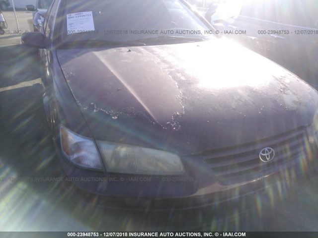 4T1BF22KXVU027980 - 1997 TOYOTA CAMRY CE/LE/XLE RED photo 6