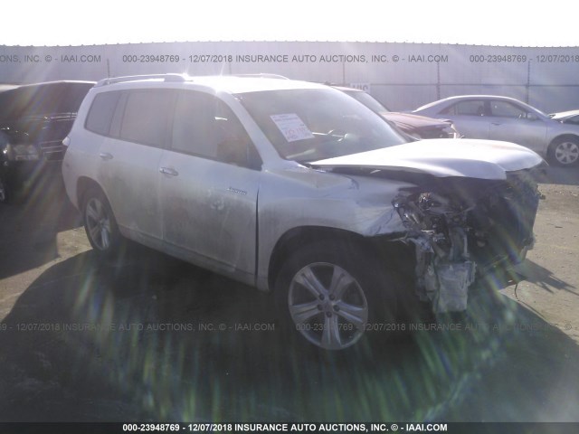 5TDDK3EH9AS023836 - 2010 TOYOTA HIGHLANDER LIMITED WHITE photo 1