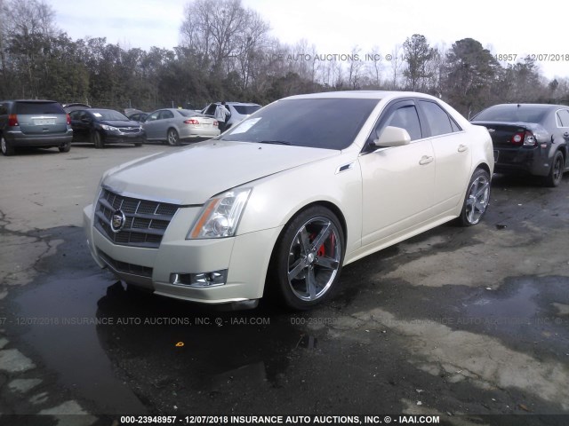 1G6DK5ED1B0121310 - 2011 CADILLAC CTS PERFORMANCE COLLECTION Кремовый фото 2