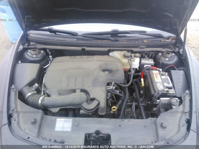 1G1ZE5EU1BF380136 - 2011 CHEVROLET MALIBU LTZ შავი ფოტო 10