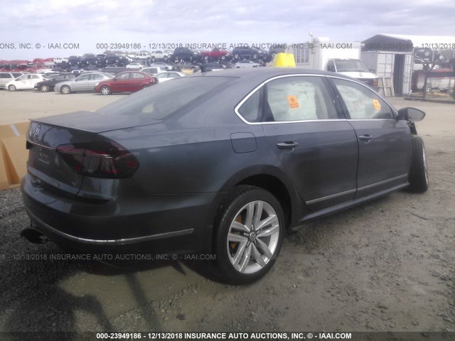 1VWGT7A38HC075592 - 2017 VOLKSWAGEN PASSAT SE GRAY photo 4