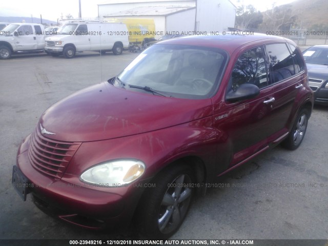 3C8FY78G53T554816 - 2003 CHRYSLER PT CRUISER GT RED photo 2