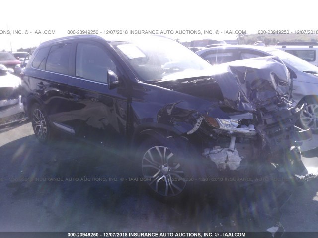 JA4AD3A33HZ001356 - 2017 MITSUBISHI OUTLANDER SE/SEL BLUE photo 1