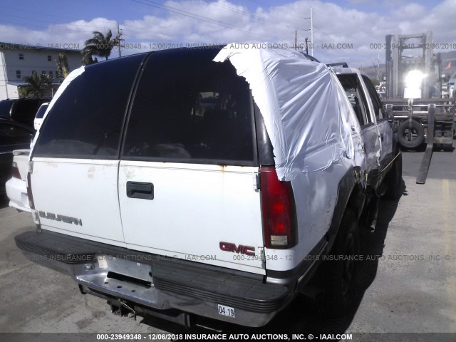 1GKGK26J2XJ798921 - 1999 GMC SUBURBAN K2500 白色 照片 4