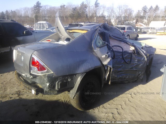 3FAHP06Z57R227169 - 2007 FORD FUSION S GRAY photo 4