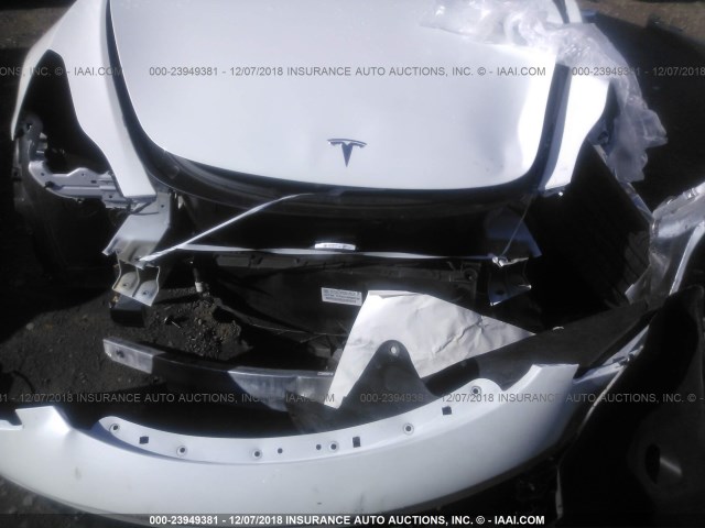 5YJ3E1EA0JF025067 - 2018 TESLA MODEL 3 WHITE photo 10