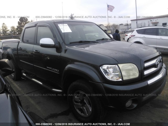 5TBET34106S511711 - 2006 TOYOTA TUNDRA DOUBLE CAB SR5 GREEN photo 1