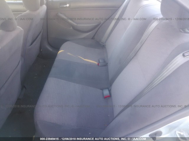 JHMES95605S010975 - 2005 HONDA CIVIC HYBRID BLUE photo 8