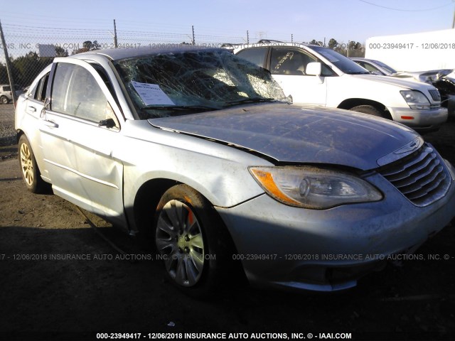 1C3CCBAB7DN568596 - 2013 CHRYSLER 200 BLUE photo 1