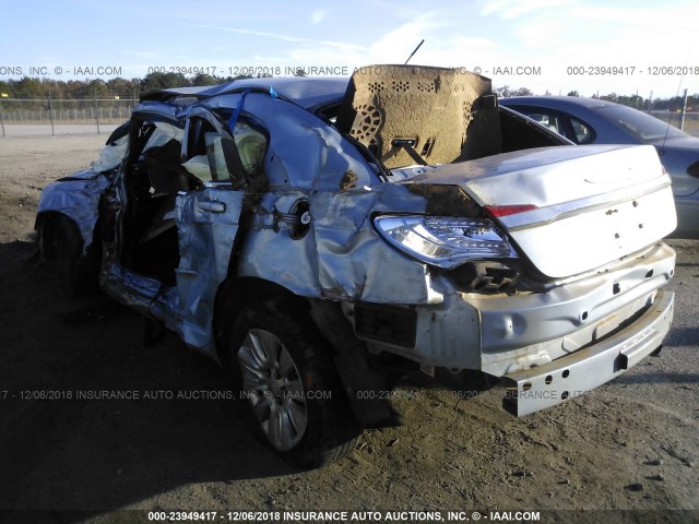 1C3CCBAB7DN568596 - 2013 CHRYSLER 200 BLUE photo 3