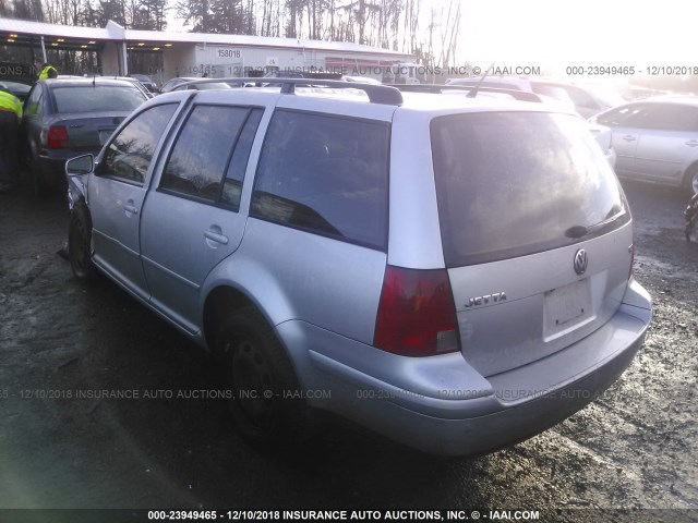 WVWRR61J55W015475 - 2005 VOLKSWAGEN JETTA GL TDI SILVER photo 3