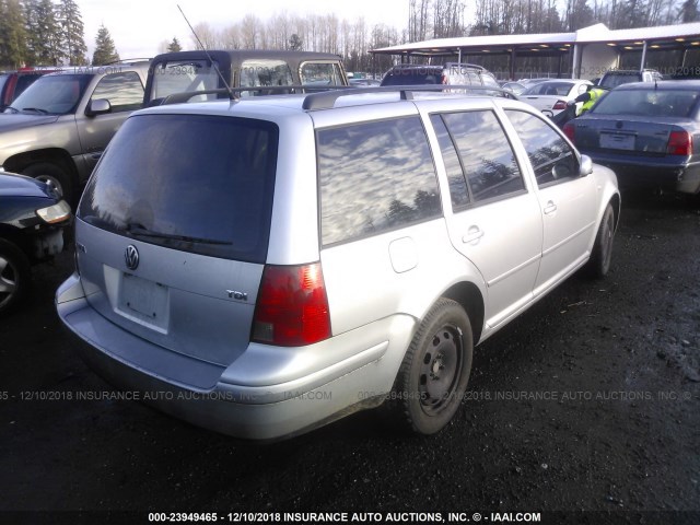 WVWRR61J55W015475 - 2005 VOLKSWAGEN JETTA GL TDI SILVER photo 4