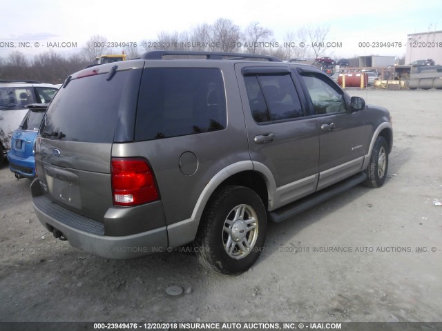 1FMZU73K62UD20531 - 2002 FORD EXPLORER XLT BROWN photo 4