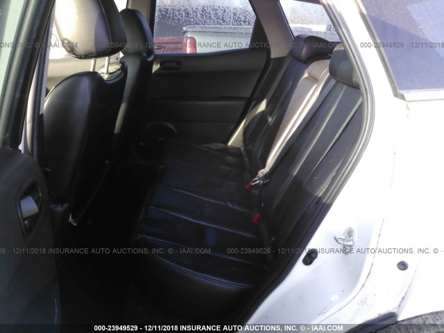 JM3ER293580188408 - 2008 MAZDA CX-7 WHITE photo 8