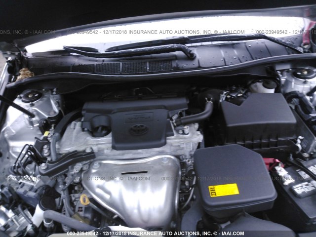 4T4BF1FK9FR503678 - 2015 TOYOTA CAMRY LE/XLE/SE/XSE 银色 照片 10