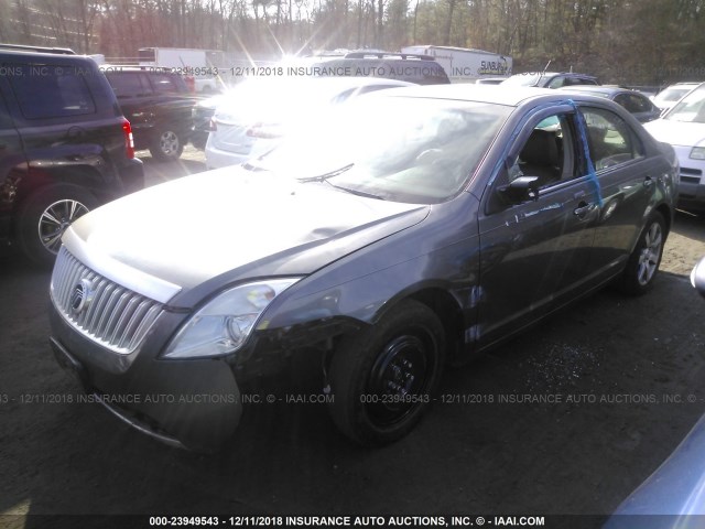 3MEHM0JA0AR630485 - 2010 MERCURY MILAN PREMIER GRAY photo 2