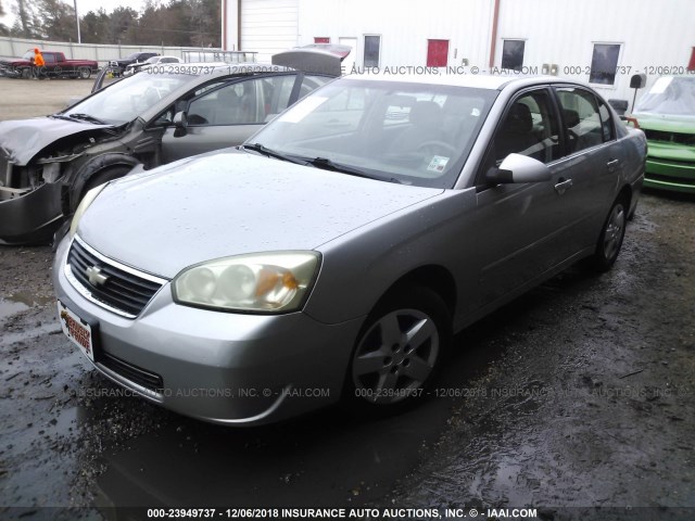 1G1ZT58N18F132133 - 2008 CHEVROLET MALIBU LT/CLASSIC SILVER photo 2